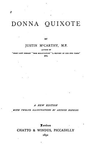 Cover for Donna Quixote