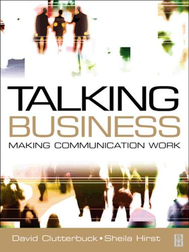Cover for Talking Business