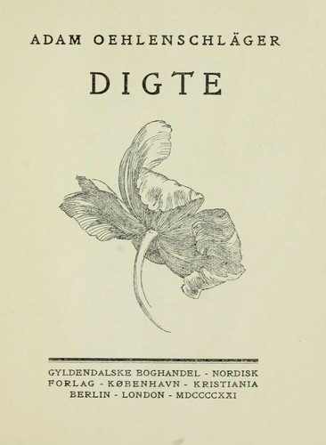 Cover for Digte