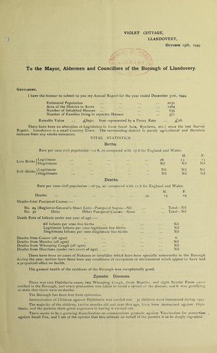 Cover for [Report 1944]