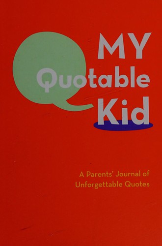 Cover for My Quotable Kid