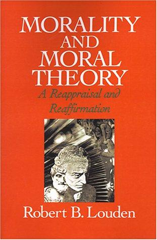 Cover for Morality and moral theory