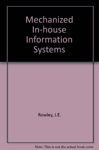 Cover for Mechanised in-house information systems