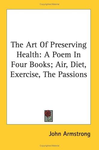 Cover for The Art Of Preserving Health