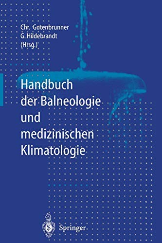 Cover for Handbuch der Balneologie und medizinischen Klimatologie