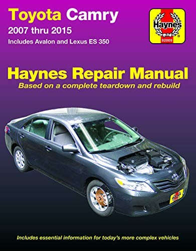 Cover for Toyota Camry & Avalon & Lexus ES 350  Haynes Repair Manual