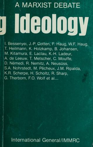 Cover for Rethinking ideology
