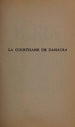Cover for La Courtisane de Dahaura