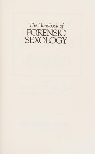 Cover for The Handbook of forensic sexology