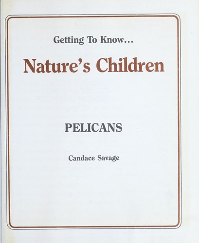 Cover for Pelicans