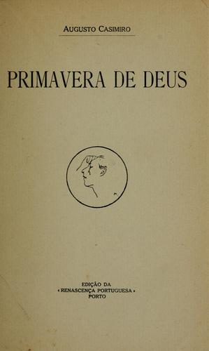 Cover for Primavera de Deus