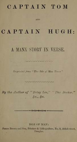 Cover for Captain Tom and Captain Hugh