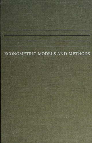 Cover for Econometric models and methods