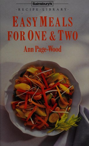 Cover for Easy meals for one & two