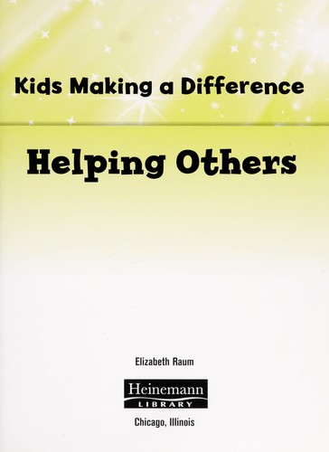 Cover for Helping others