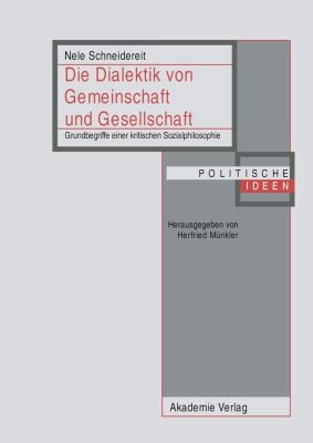 Cover for Die Dialektik von Gemeinschaft und Gesellschaft