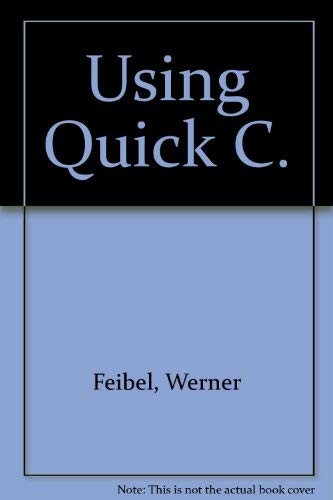 Cover for Using QuickC