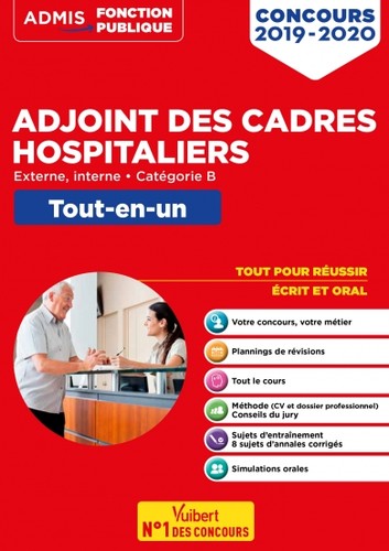 Cover for Concours adjoint des cadres hospitaliers : Tout-en-un