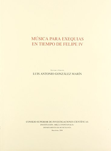 Cover for Música para exequias en tiempo de Felipe IV