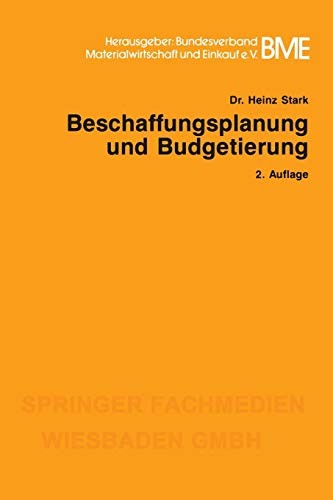 Cover for Beschaffungsplanung und Budgetierung