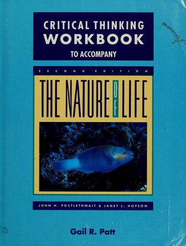Cover for Critical thinking workbook to accompany second edition The nature of life