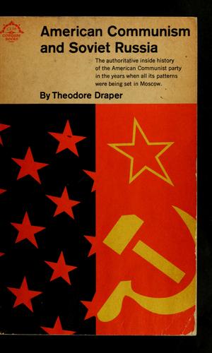Cover for American communism and Soviet Russia