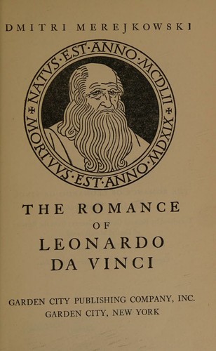 Cover for The Romance of Leonardo Da Vinci