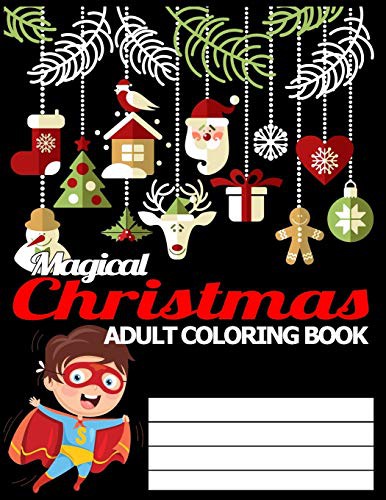 Cover for Magical Christmas Adult Coloring Book