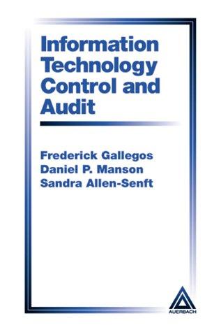 Cover for Information Technology Control and Audit