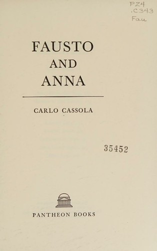 Cover for Fausto and Anna