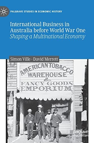 Cover for International Business in Australia Before World War One