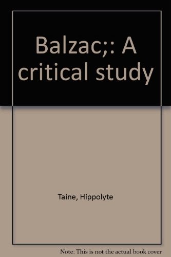 Cover for Balzac