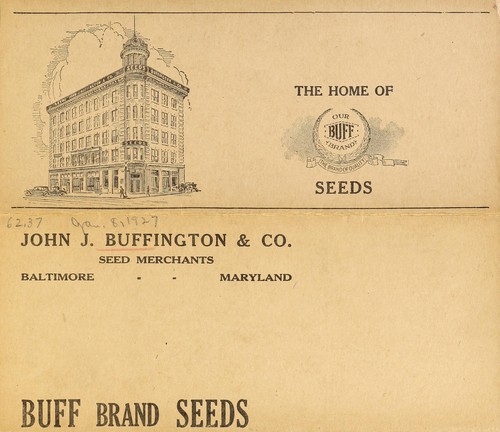 Cover for Buff brand seeds