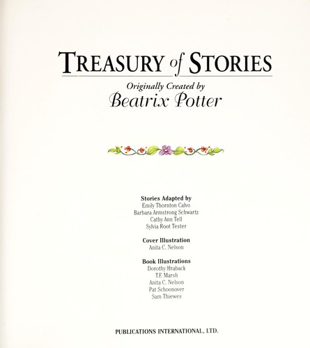 Cover for Treasury of Stories Potter