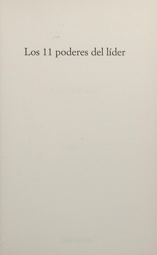Cover for Los 11 poderes del líder