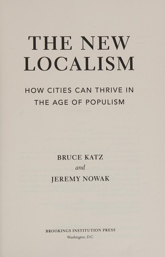 Cover for The new localism