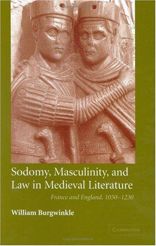 Cover for Sodomy, masculinity, and law in medieval literature