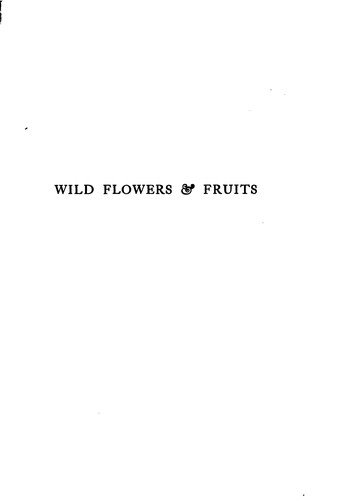 Cover for Practical guide to the wild flowers and fruits