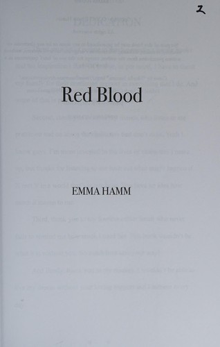 Cover for Red Blood