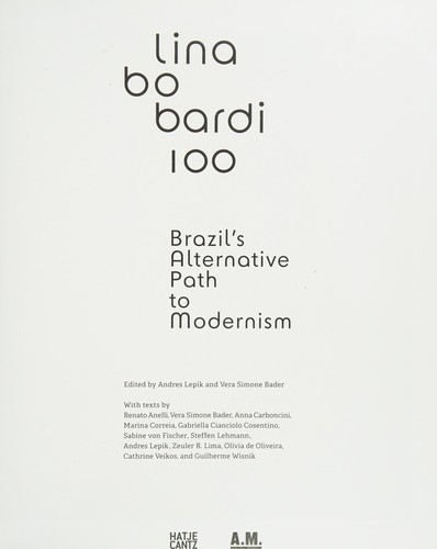 Cover for Lina Bo Bardi 100