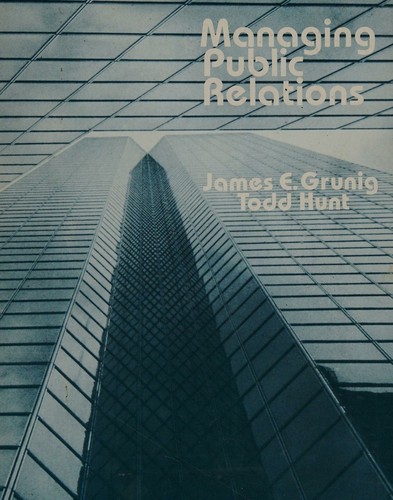 Cover for Managing public relations