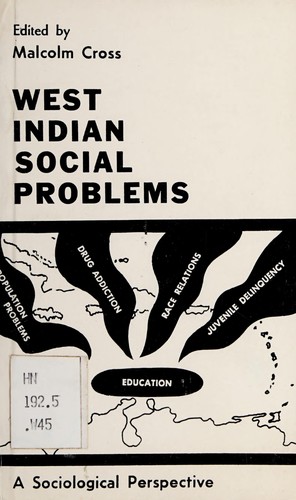Cover for West Indian social problems