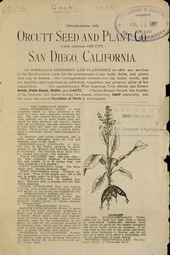 Cover for [Bulbs and cacti