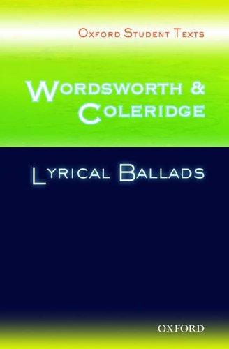 Cover for Oxford Student Texts: Wordsworth and Coleridge:Lyrical Ballads (Oxford Student Texts)