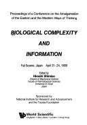 Cover for Biological complexity and information