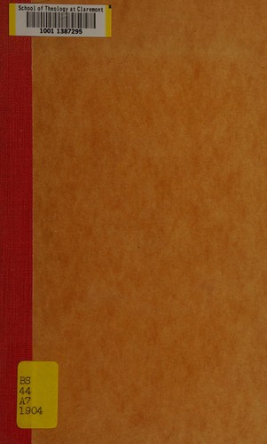 Cover for The letter of Aristeas