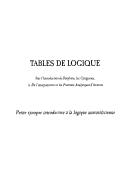 Cover for Tables de logique