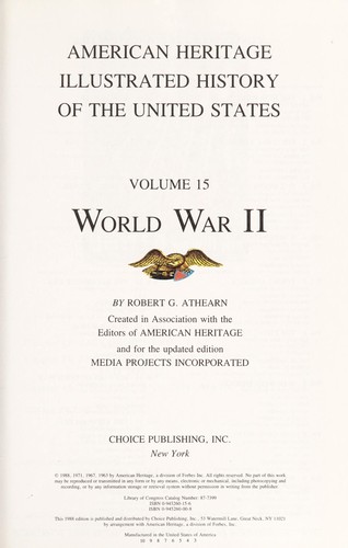 Cover for American Heritage Illustrated History of the United States