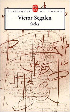 Cover for Stèles