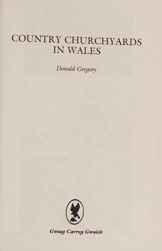 Cover for Country Churchyards in Wales